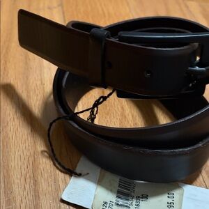 Hugo Boss Men's Classic Brown Leather Belt